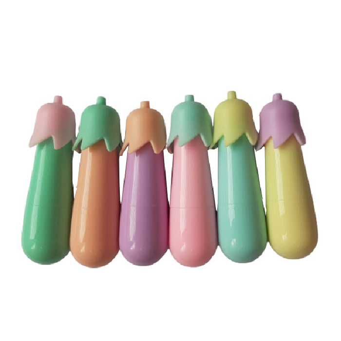 ماژیک علامت گذار مدل بادمجان بسته 6 عددی