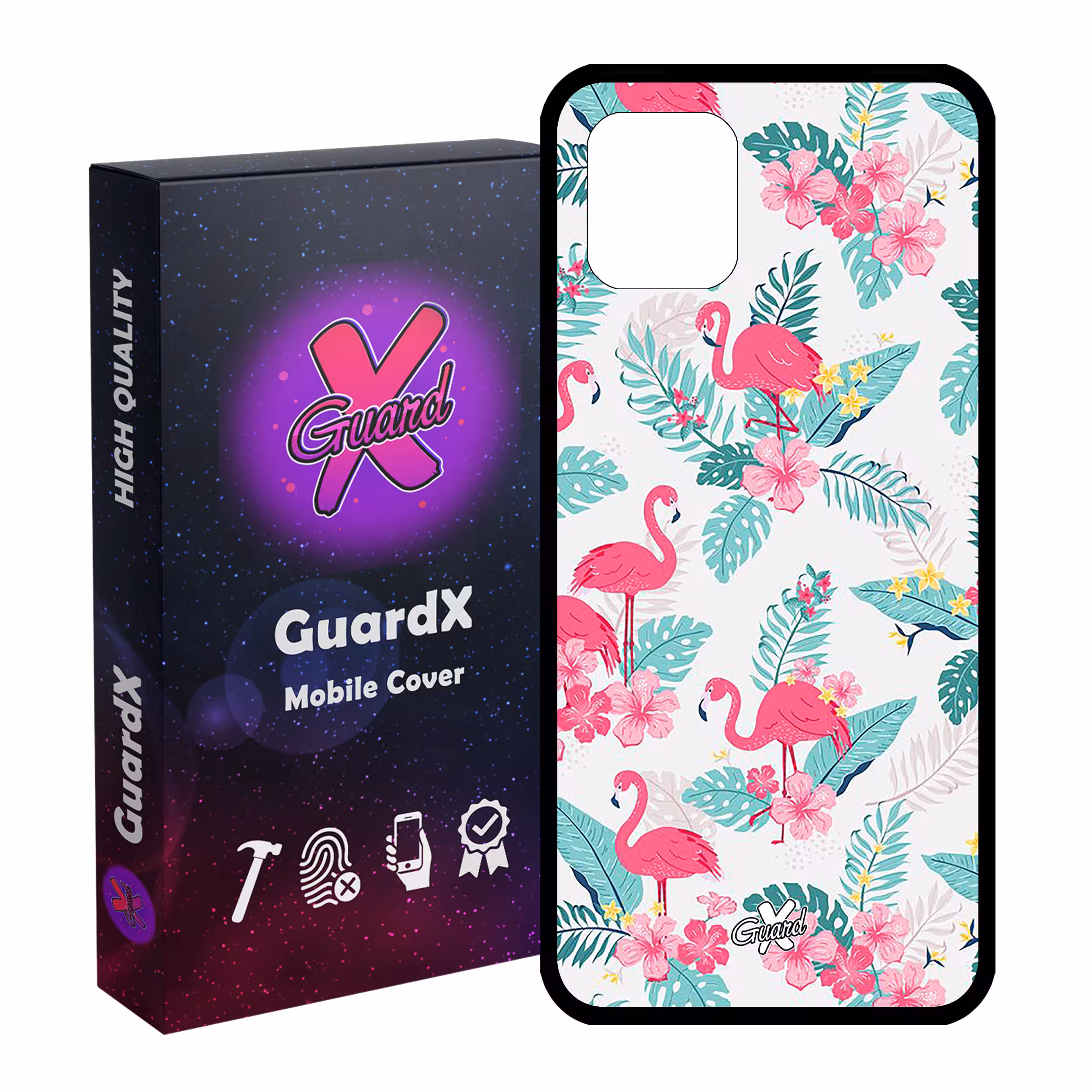کاور گارد ایکس طرح فلامینگو مدل Glass10274 مناسب برای گوشی موبایل سامسونگ Galaxy Note 10 Lite
