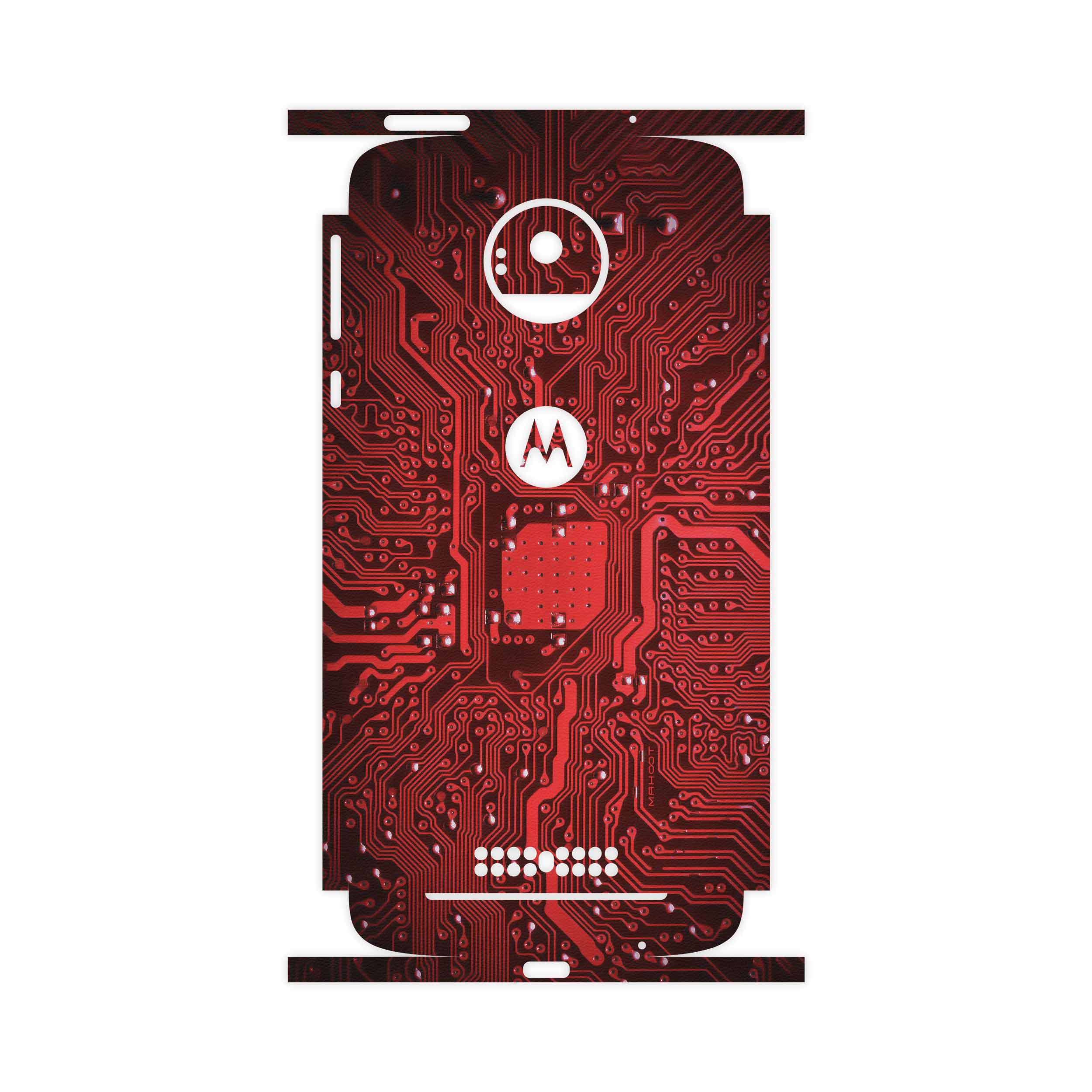 برچسب پوششی ماهوت مدل Red Printed Circuit Board-FullSkin مناسب برای گوشی موبایل موتورولا Moto Z