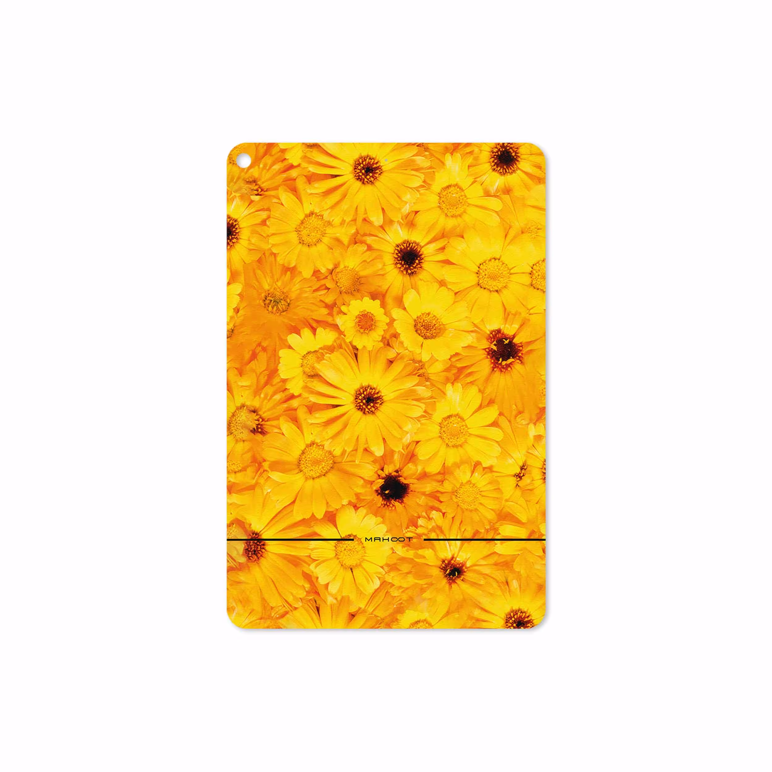 برچسب پوششی ماهوت مدل Yellow-Flower مناسب برای تبلت اپل iPad mini (GEN 5) 2019 A2133