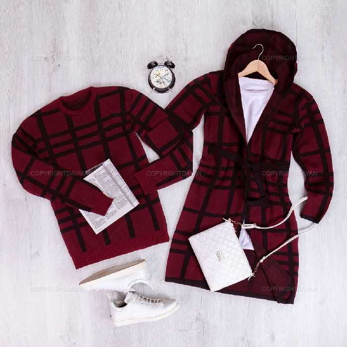 ست دونفره مانتوزنانه پلیور مرد بافت Emery کد 15108
آستین	بلند
جنس نخ پلی استر
رنگ	مشکی قرمز
سایز	فری سایز  مناسب L و XL