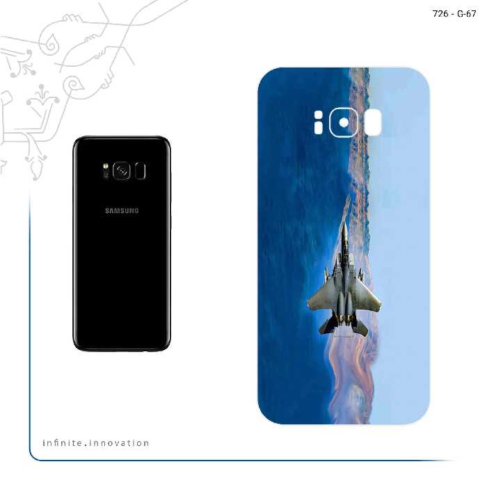 برچسب پوششی ماهوت مدل Fighter plane F15 مناسب برای گوشی موبایل سامسونگ Galaxy S8 Plus