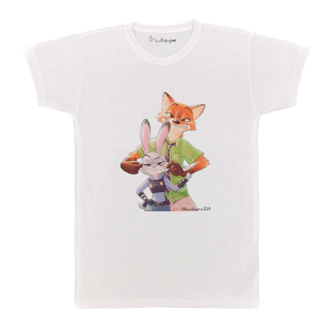 تی شرت بچگانه پرمانه طرح زوتوپیا کد pmt.5710