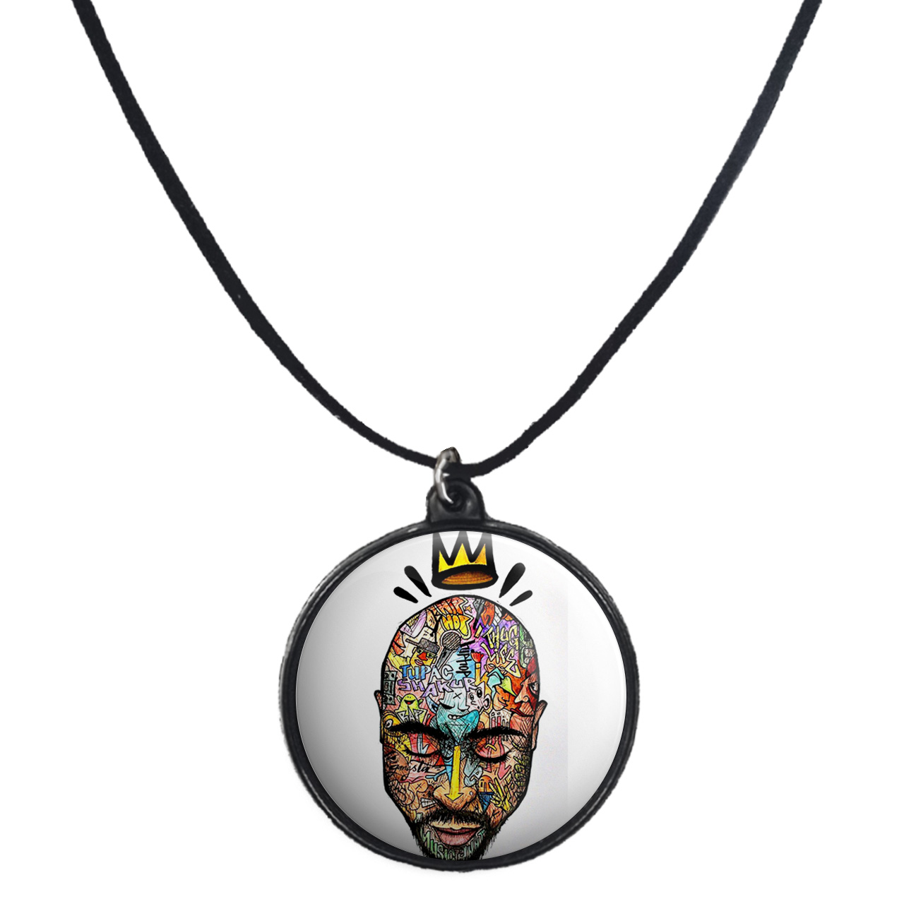 گردنبند پرمانه طرح توپاک کد pmb.120