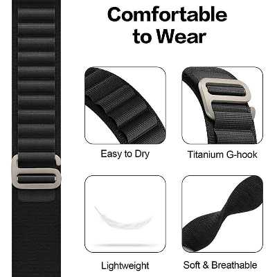 بند اسپایدر مدل LOOP ALPINE مناسب برای ساعت هوشمند آمیزفیت GTR 2e 