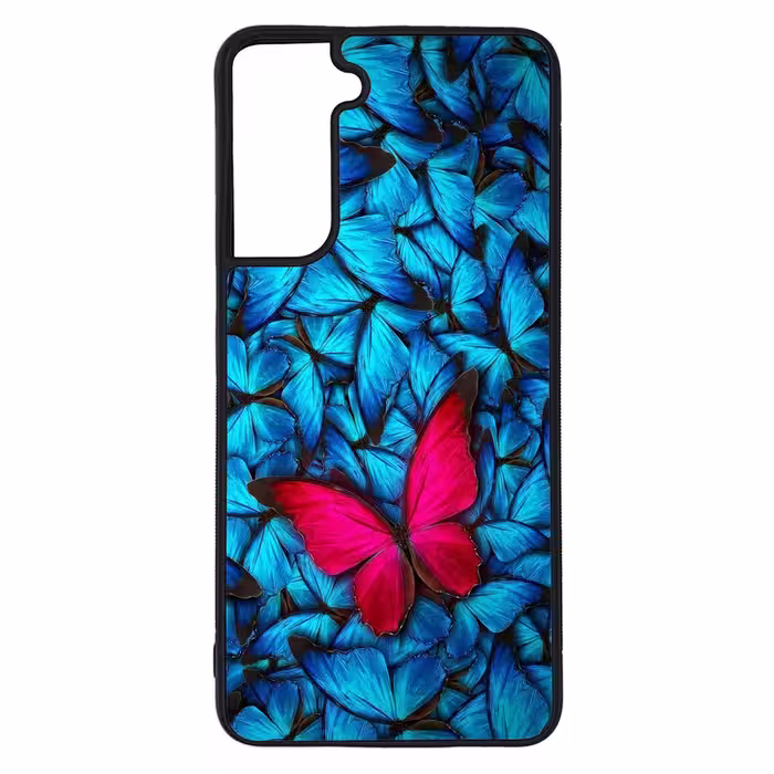 کاور طرح پروانه کد G-089 مناسب برای گوشی موبایل سامسونگ Galaxy S21 | دیجی قاب دونی