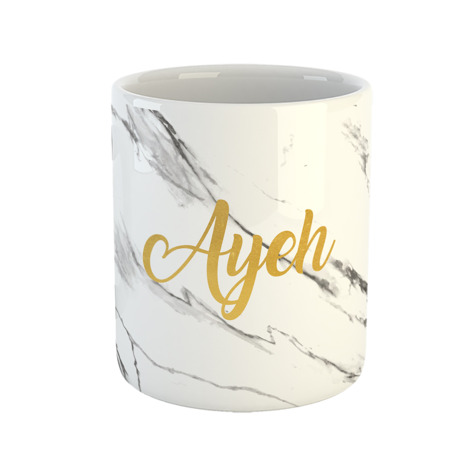 ماگ طرح مرمر مدل آیه