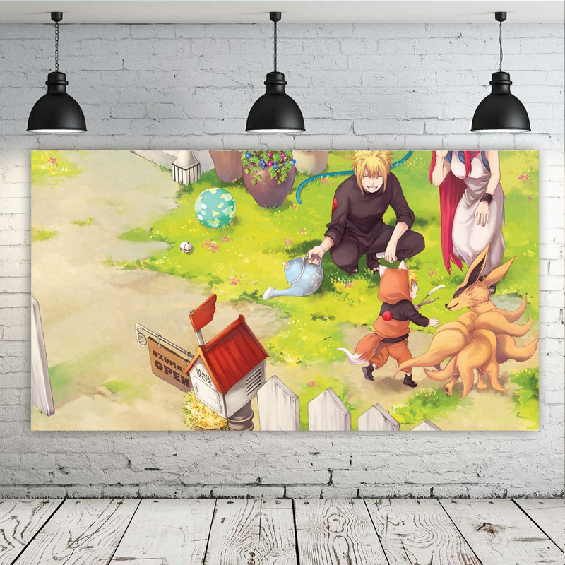 تابلو شاسی طرح انیمه ناراتو مدل KG255 | دنیای قاب