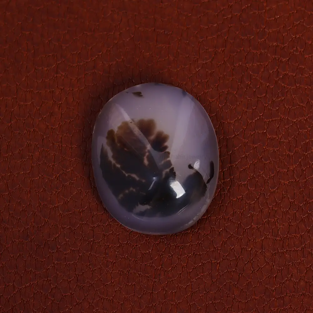 نگین عقیق شجر کد 21408 - جواهری مشاهیر