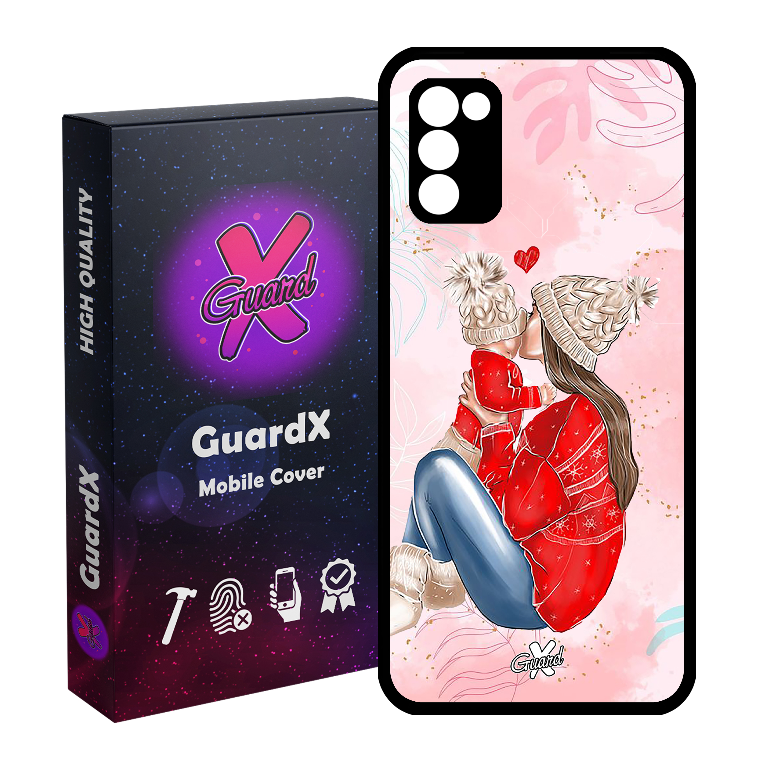 کاور گارد ایکس طرح دختر مدل Glass10335 مناسب برای گوشی موبایل سامسونگ Galaxy A02s / M02s