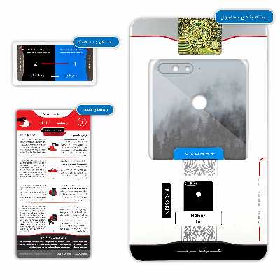 برچسب پوششی ماهوت مدل Swan Lake مناسب برای گوشی موبایل آنر 7A