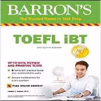 Barrons TOEFL iBT 16th  DVD بارونز تافل آی بی تی