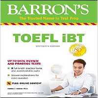 Barrons TOEFL iBT 16th  DVD بارونز تافل آی بی تی