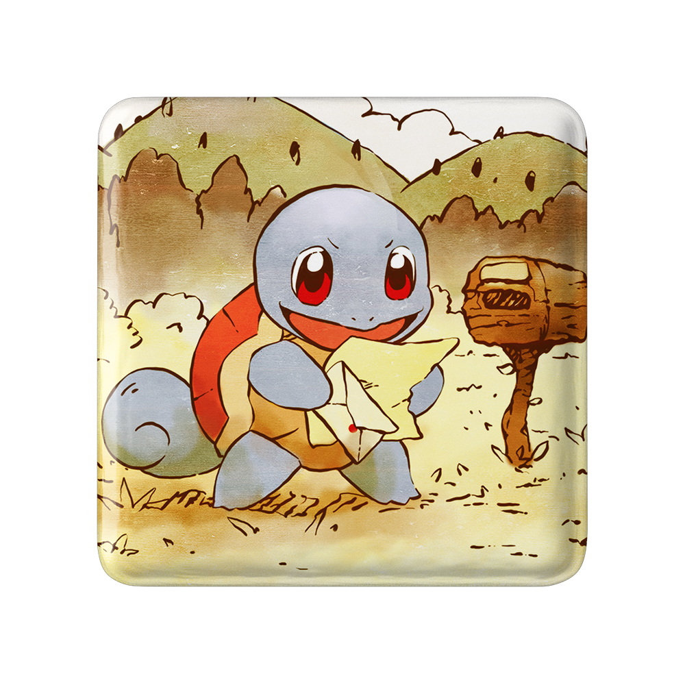 پیکسل خندالو مدل اسکوئرتل و پیکاچو انیمه پوکمون کد 17342