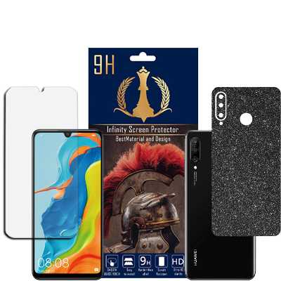 برچسب پوششی اینفینیتی مدل PRO MAX مناسب برای گوشی موبایل هوآوی NOVA 4E / P30 LITE به همراه محافظ صفحه نمایش
