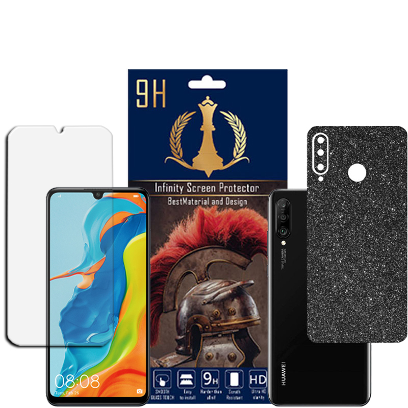برچسب پوششی اینفینیتی مدل PRO MAX مناسب برای گوشی موبایل هوآوی NOVA 4E / P30 LITE به همراه محافظ صفحه نمایش