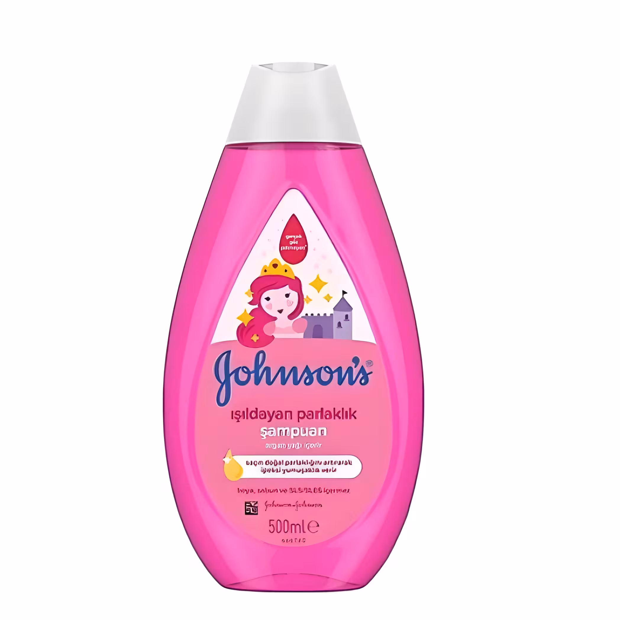 شامپو بچه جانسون صورتی حاوی عصاره ارگان johnsons حجم 500 میل