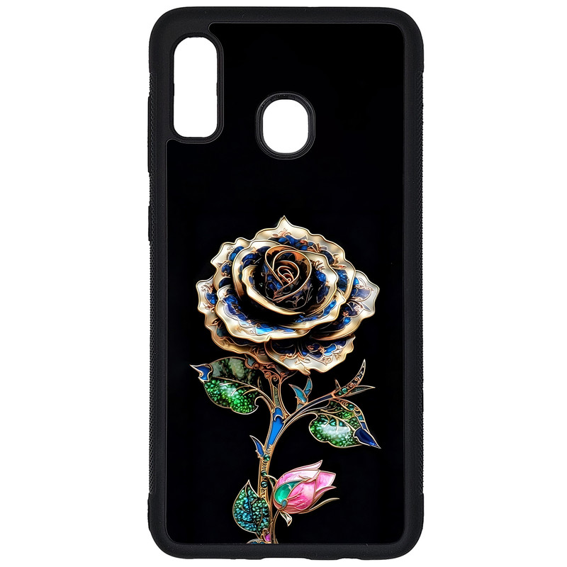 کاور طرح گل کد G-035 مناسب برای گوشی موبایل سامسونگ Galaxy A20 / A30 | دیجی قاب دونی
