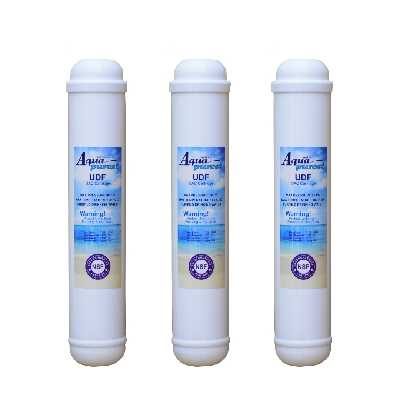 فیلتر یخچال ساید بای ساید آکوا پیورست مدل UDF-CARBON 2500G مجموعه 3 عددی