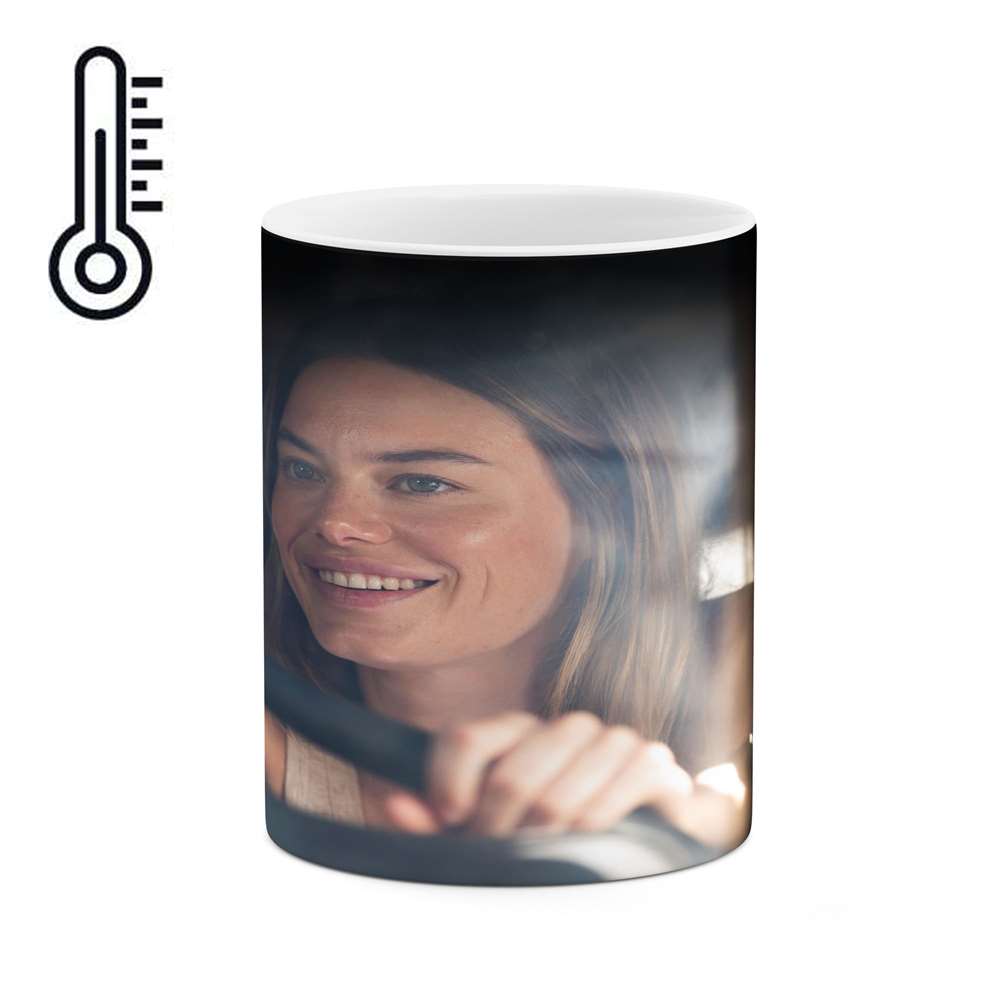 ماگ حرارتی کاکتی طرح دختر مدل mgh15987