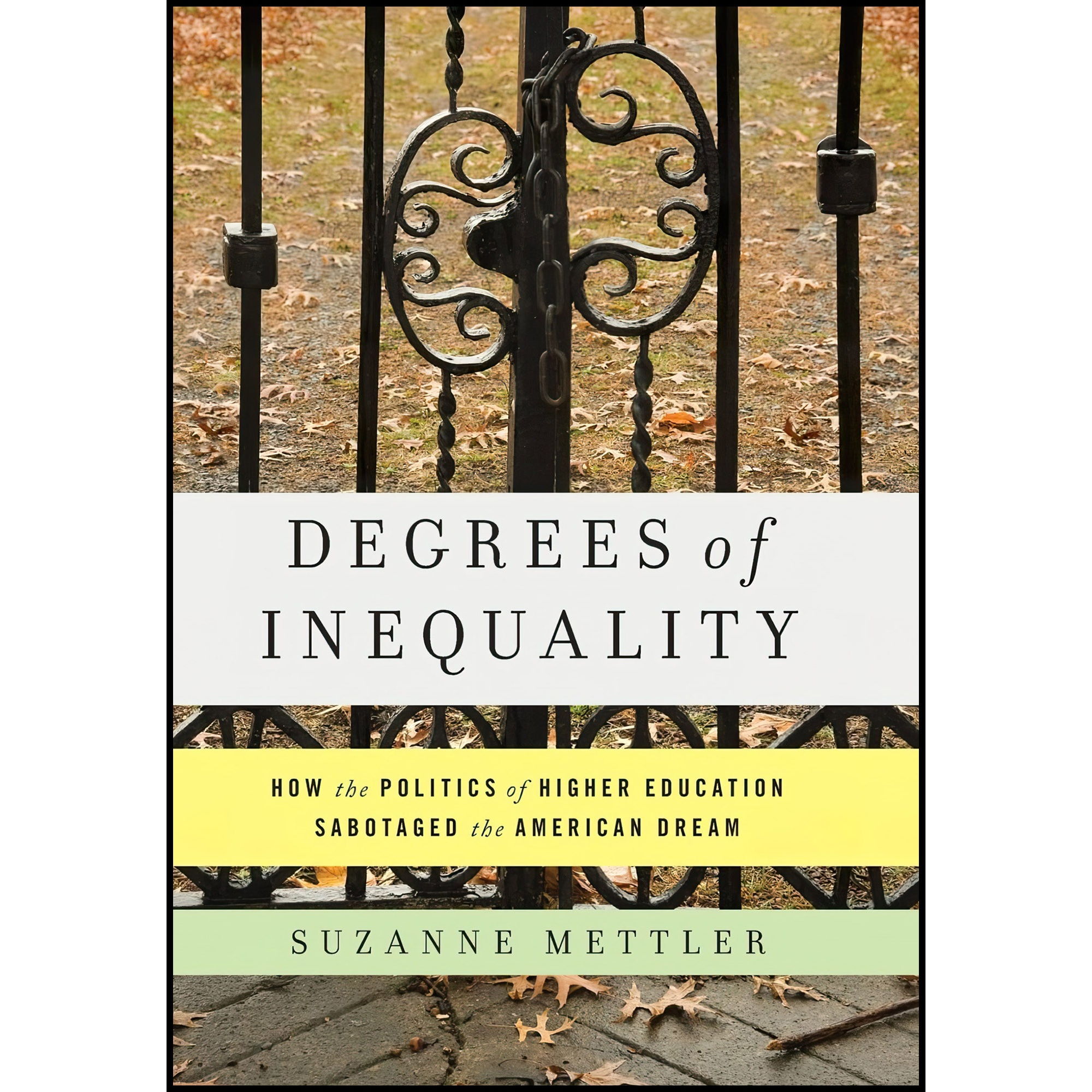 کتاب Degrees of Inequality اثر Suzanne Mettler انتشارات Basic Books