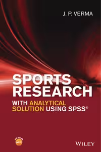 خرید و دانلود نسخه کامل کتاب Sports research with analytical solution using SPSS