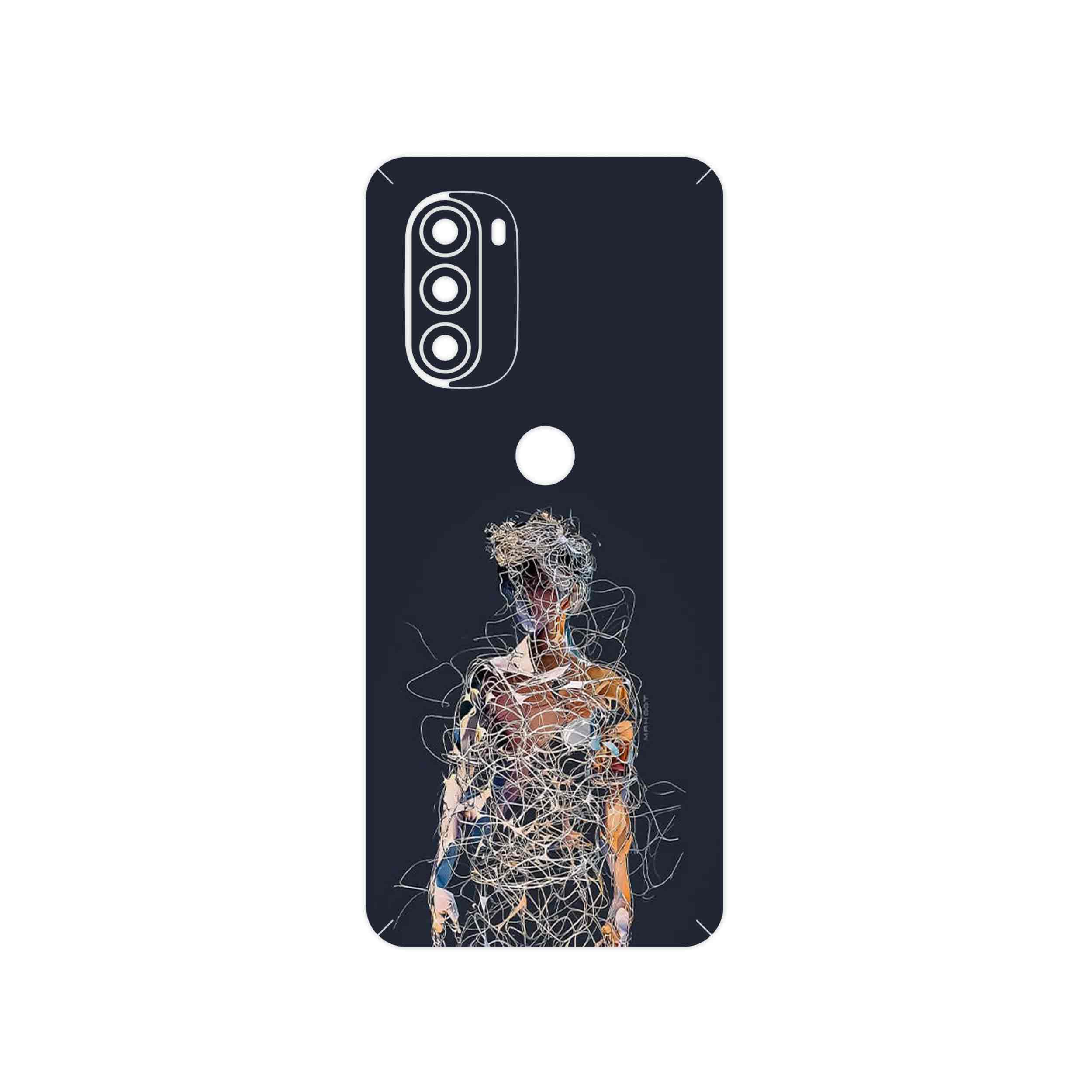 برچسب پوششی ماهوت مدل Strings Digital Art 1 مناسب برای گوشی موبایل موتورولا Moto G51 5G