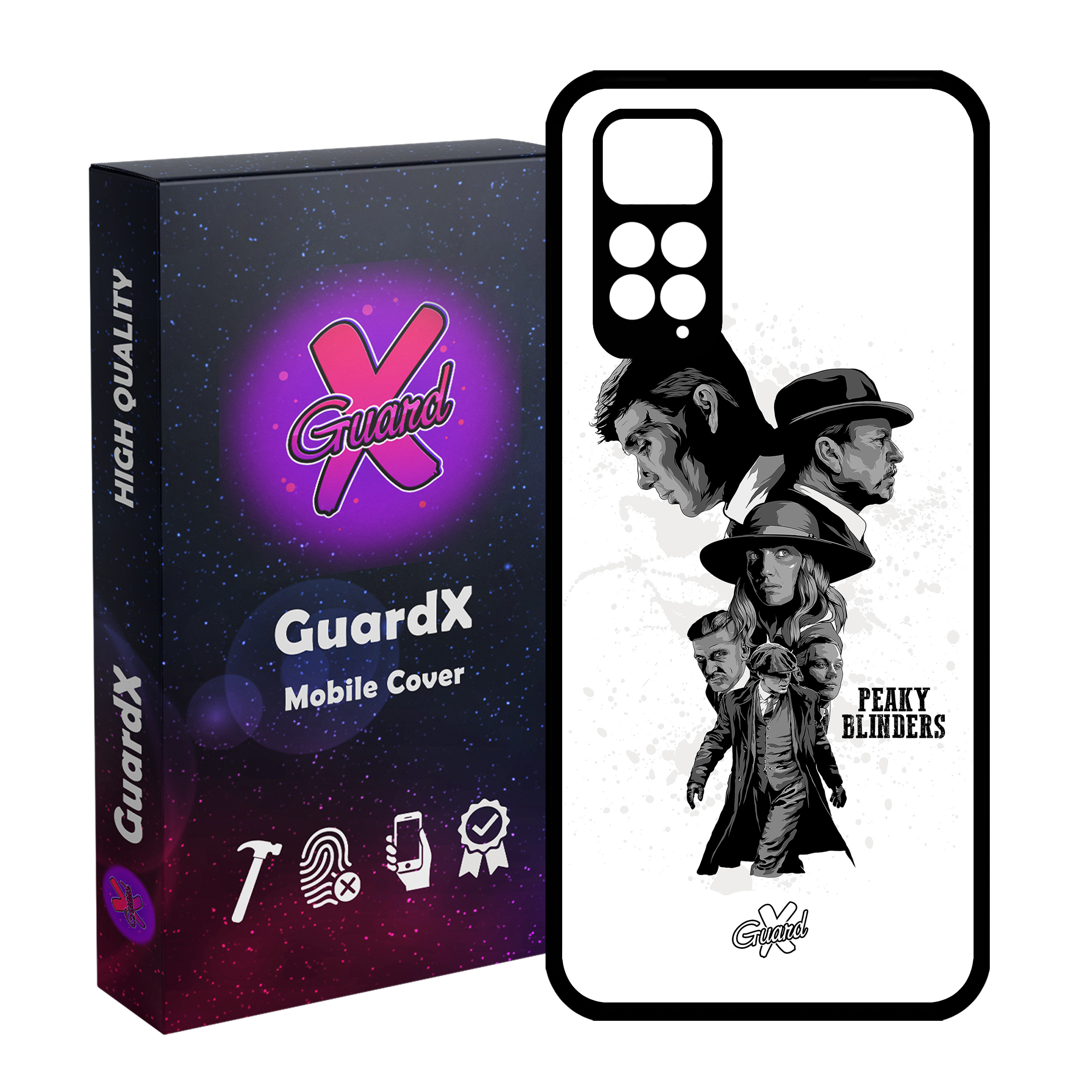 کاور گارد ایکس طرح Peaky Blinders مدل Glass10005 مناسب برای گوشی موبایل شیائومی Redmi Note 11S/ Note 11 4G