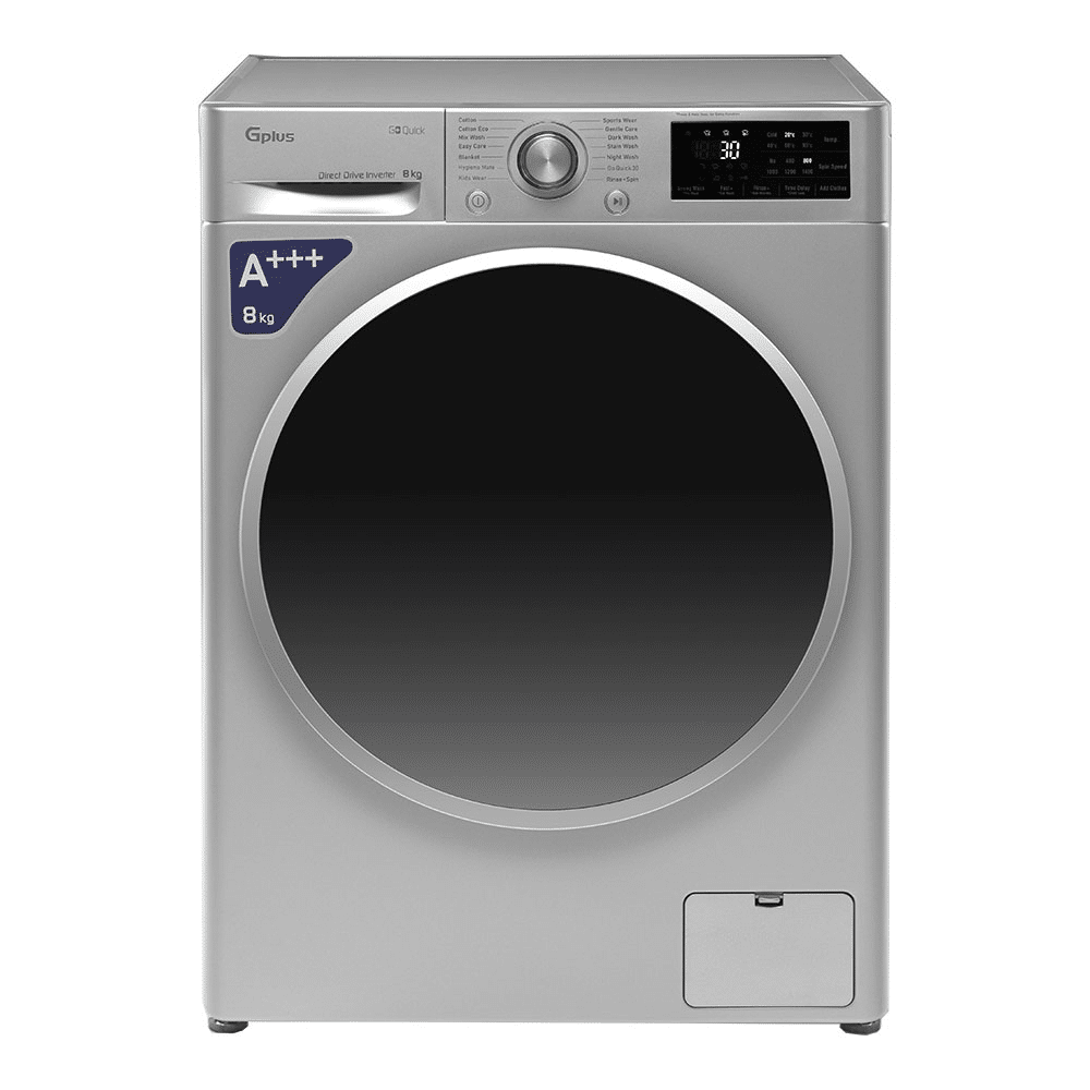 ماشین لباسشویی 8 کیلویی جی پلاس مدل GWM-P870S
