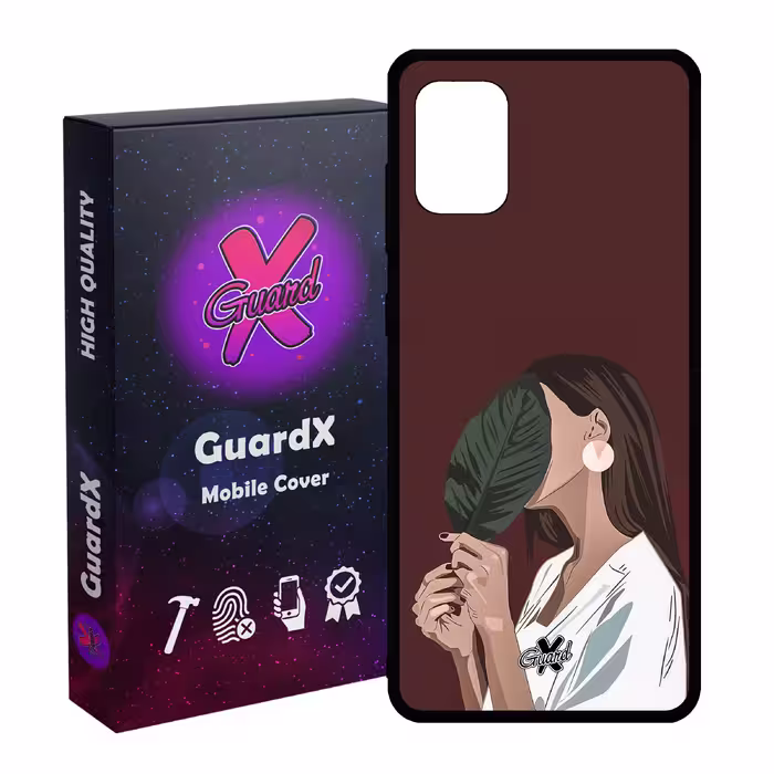 کاور گارد ایکس طرح دختر مدل Glass10476 مناسب برای گوشی موبایل سامسونگ Galaxy A71 4G