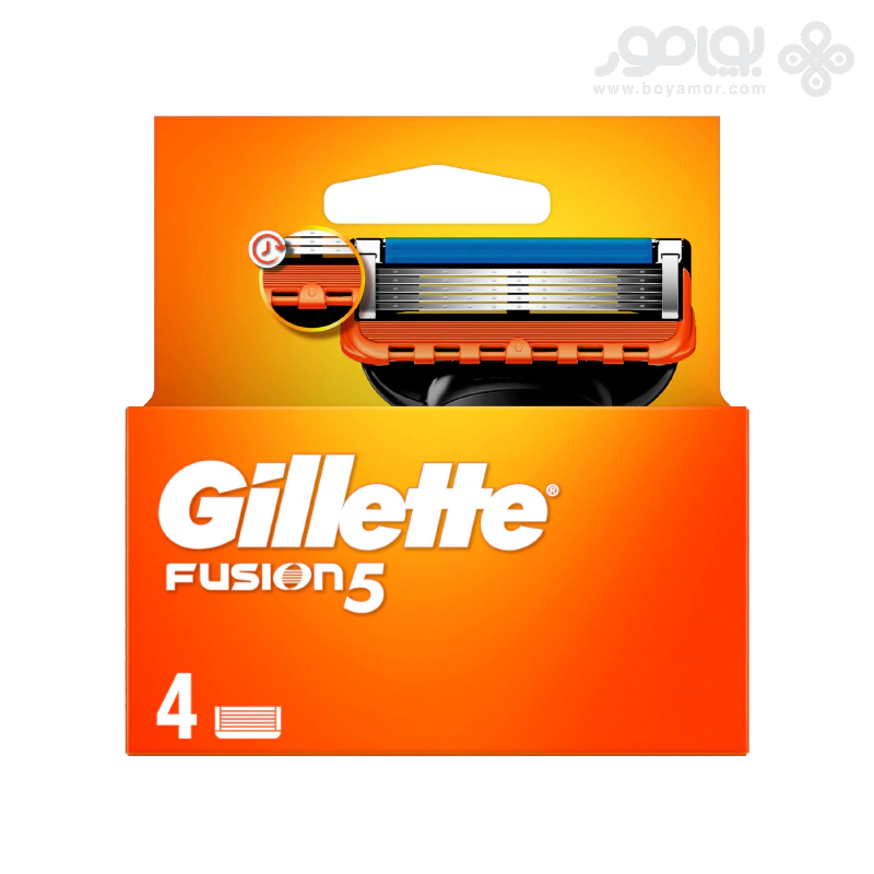 تیغ یدک 4 عددی ژیلت مدل فیوژن 5 Gillette Fusion