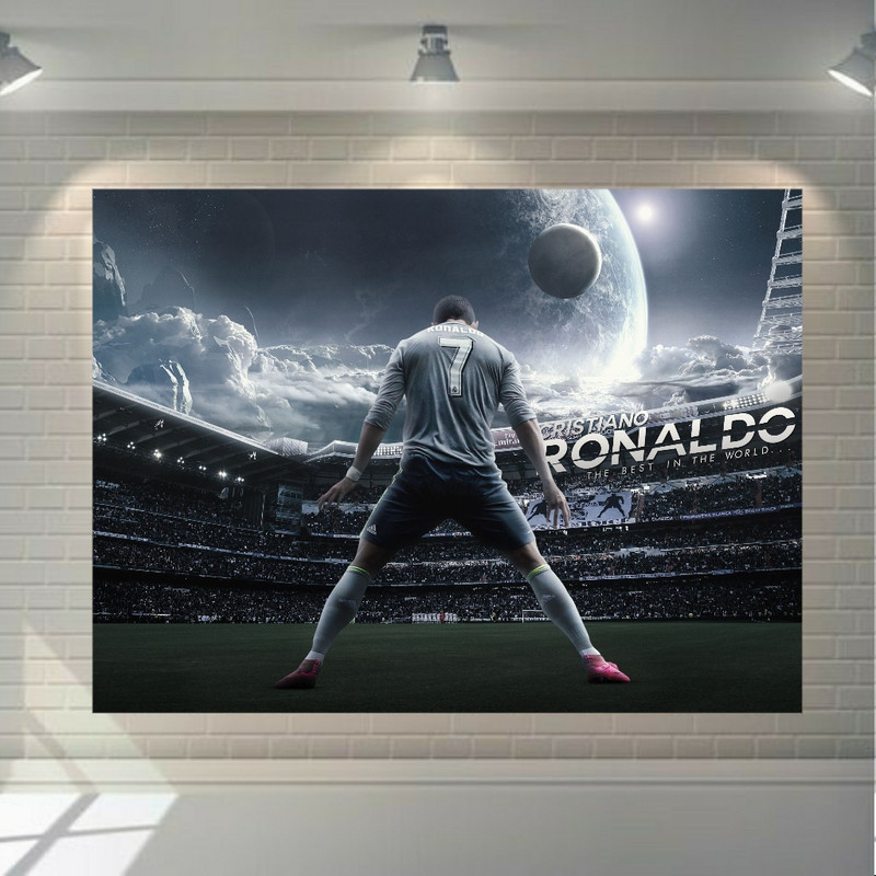 تابلو شاسی طرح فوتبال مدل رونالدو کد GR280 | دنیای قاب