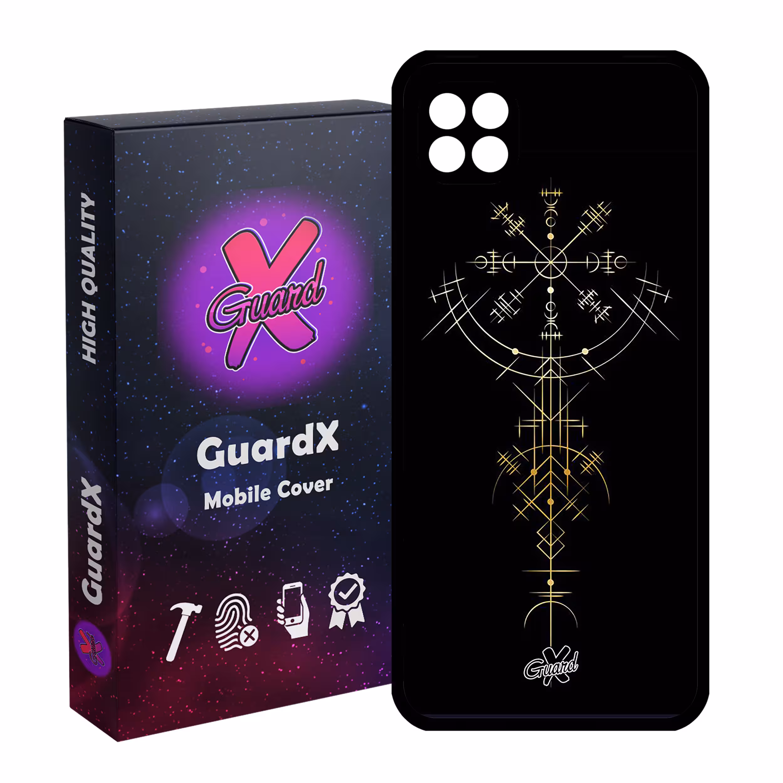کاور گارد ایکس طرح Shape مدل Glass10238 مناسب برای گوشی موبایل سامسونگ Galaxy A22 5G