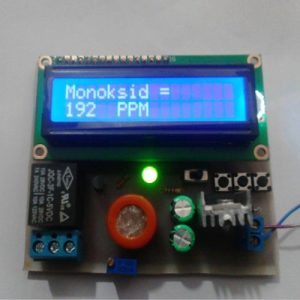 مدار تشخیص مونوکسید کربن توسط سنسور MQ7 و AVR