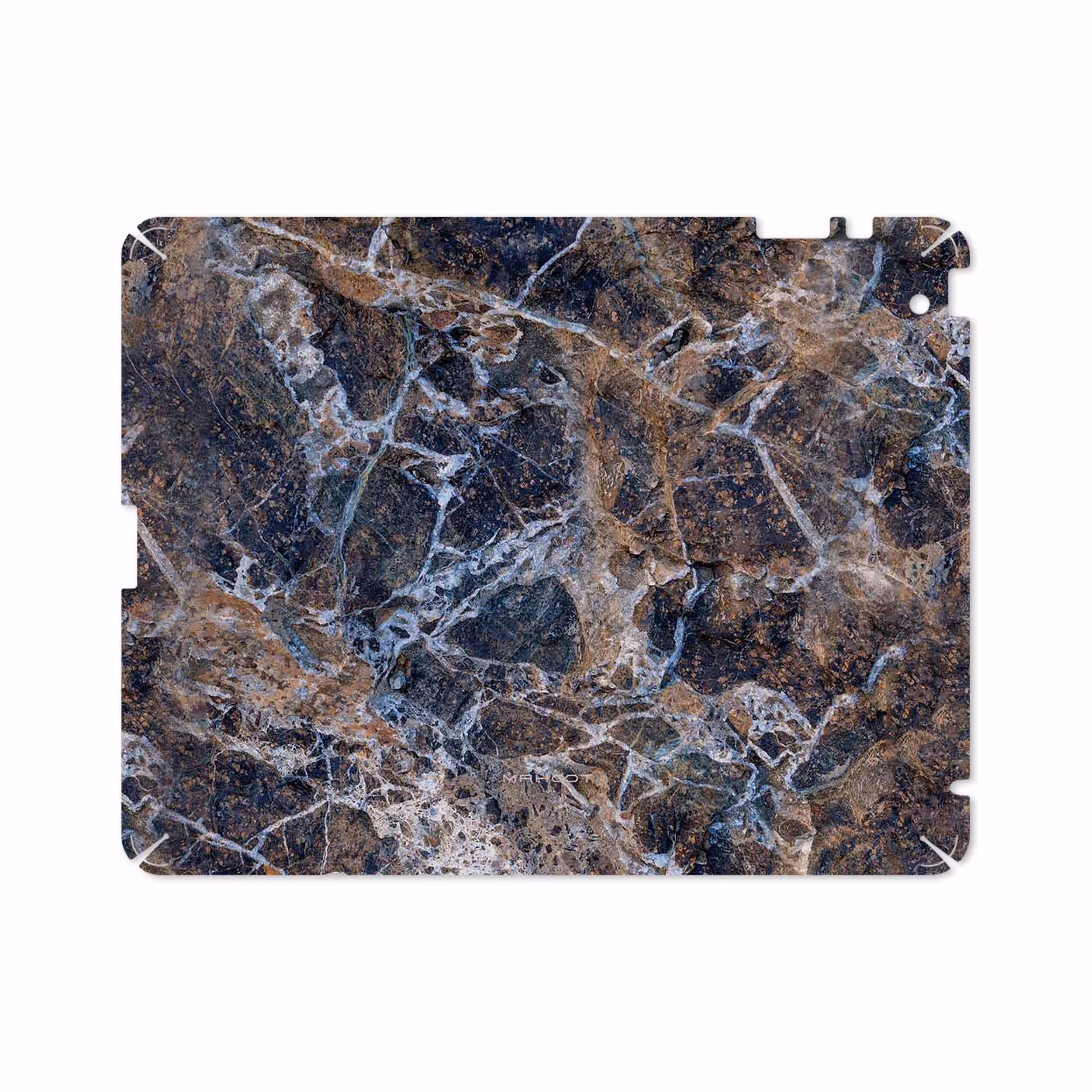 برچسب پوششی ماهوت مدل Earth-White-Marble مناسب برای تبلت اپل iPad 2 2011 A1397