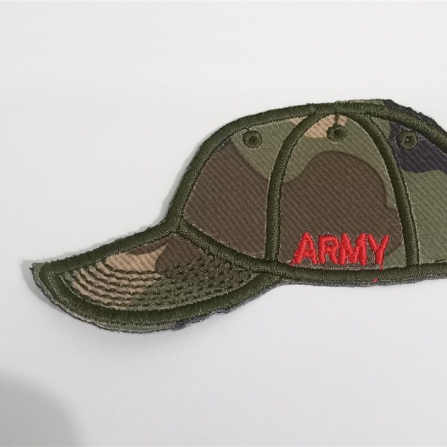 آرم پارچه ای گلدوزی army طرح کفش