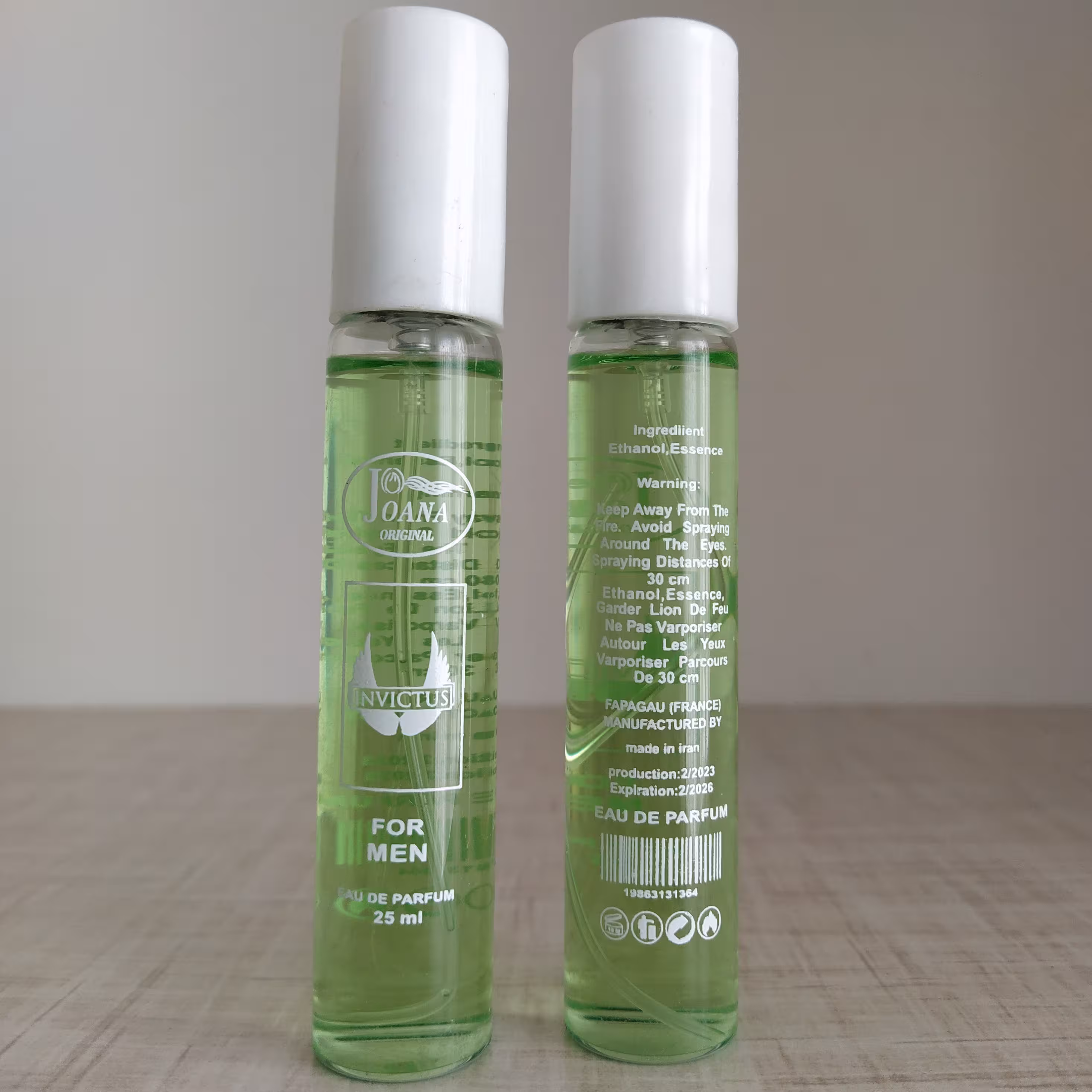 عطر جیبی joana رایحه invicus (تحت لیسانس فرانسه ) 25 میل