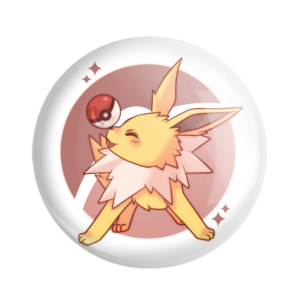 پیکسل خندالو مدل تندرز انیمه پوکمون کد 17340