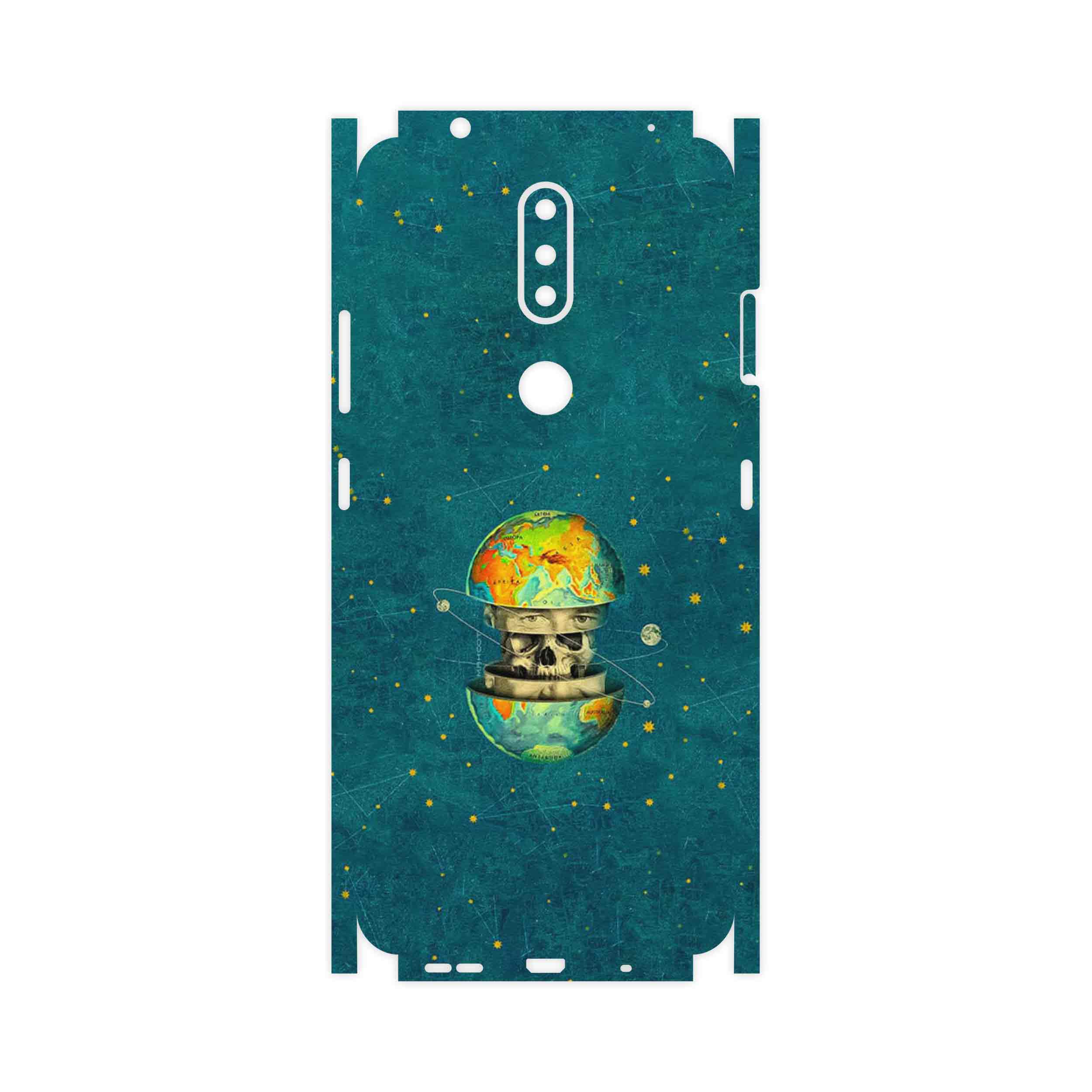 برچسب پوششی ماهوت مدل Collage of Earth Face-FullSkin مناسب برای گوشی موبایل نوکیا 2.4