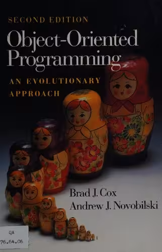 خرید و دانلود نسخه کامل کتاب Object-Oriented Programming: An Evolutionary Approach