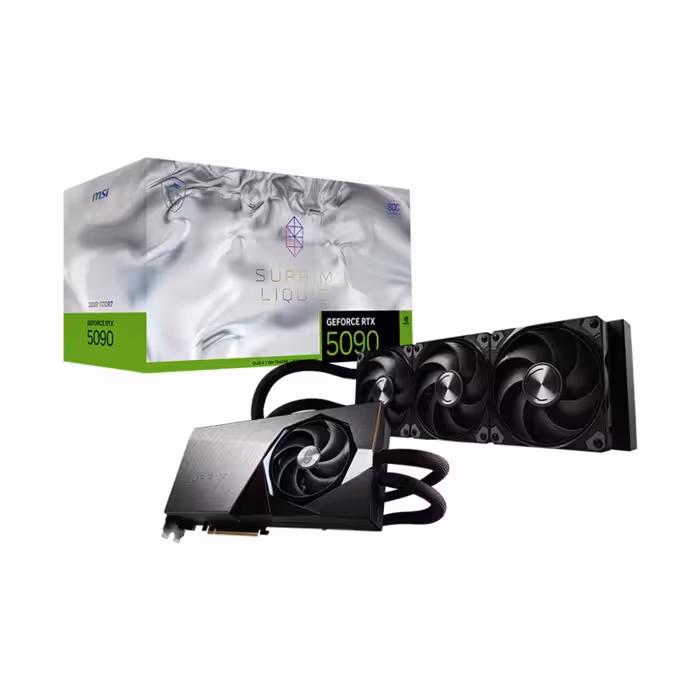 کارت گرافیک ام اس آی مدل GeForce RTX 5090 32GB SUPRIM LIQUID SOC