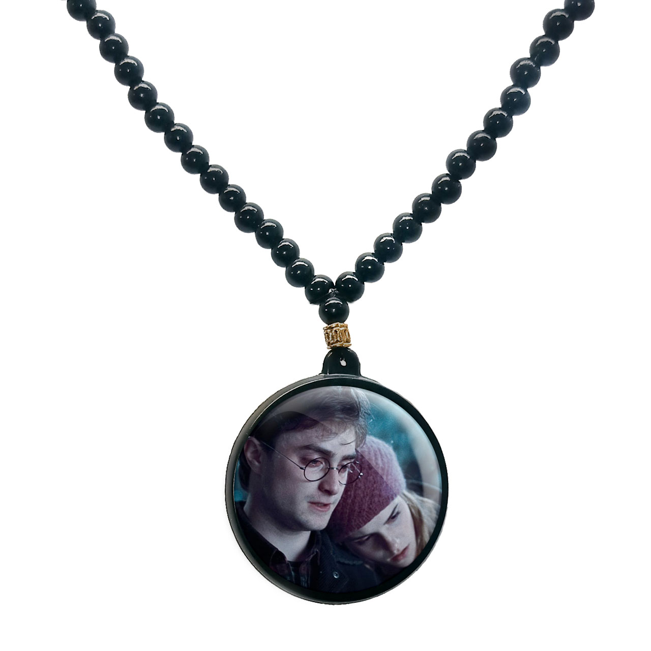 گردنبند پرمانه طرح Harry Potter کد pmd.23963 مدل دو طرفه