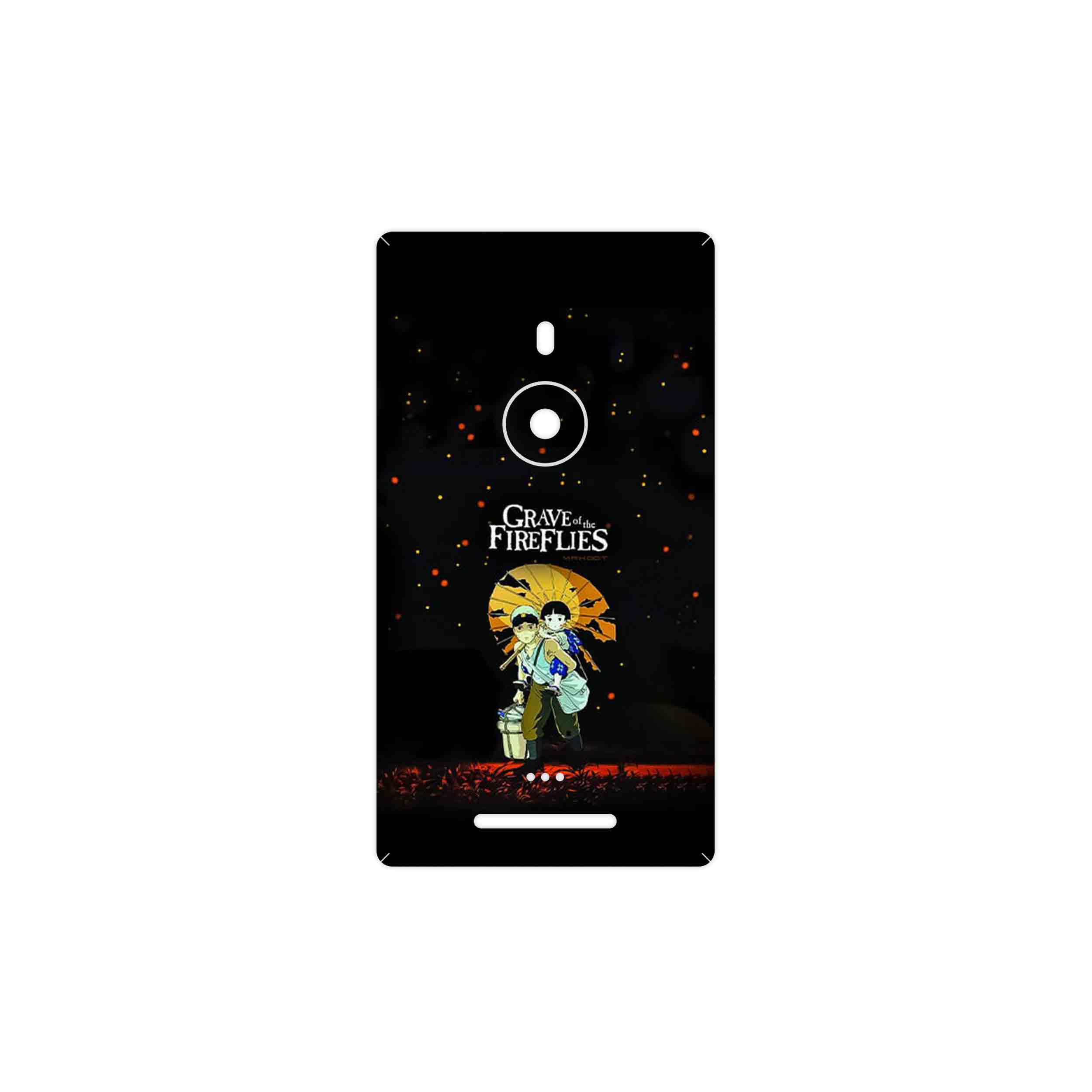 برچسب پوششی ماهوت مدل Grave of the Fireflies مناسب برای گوشی موبایل نوکیا Lumia 925