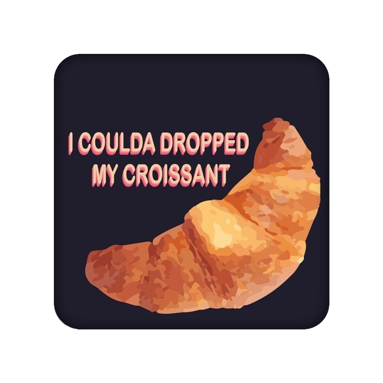 زیر لیوانی طرح کروسان کد 898