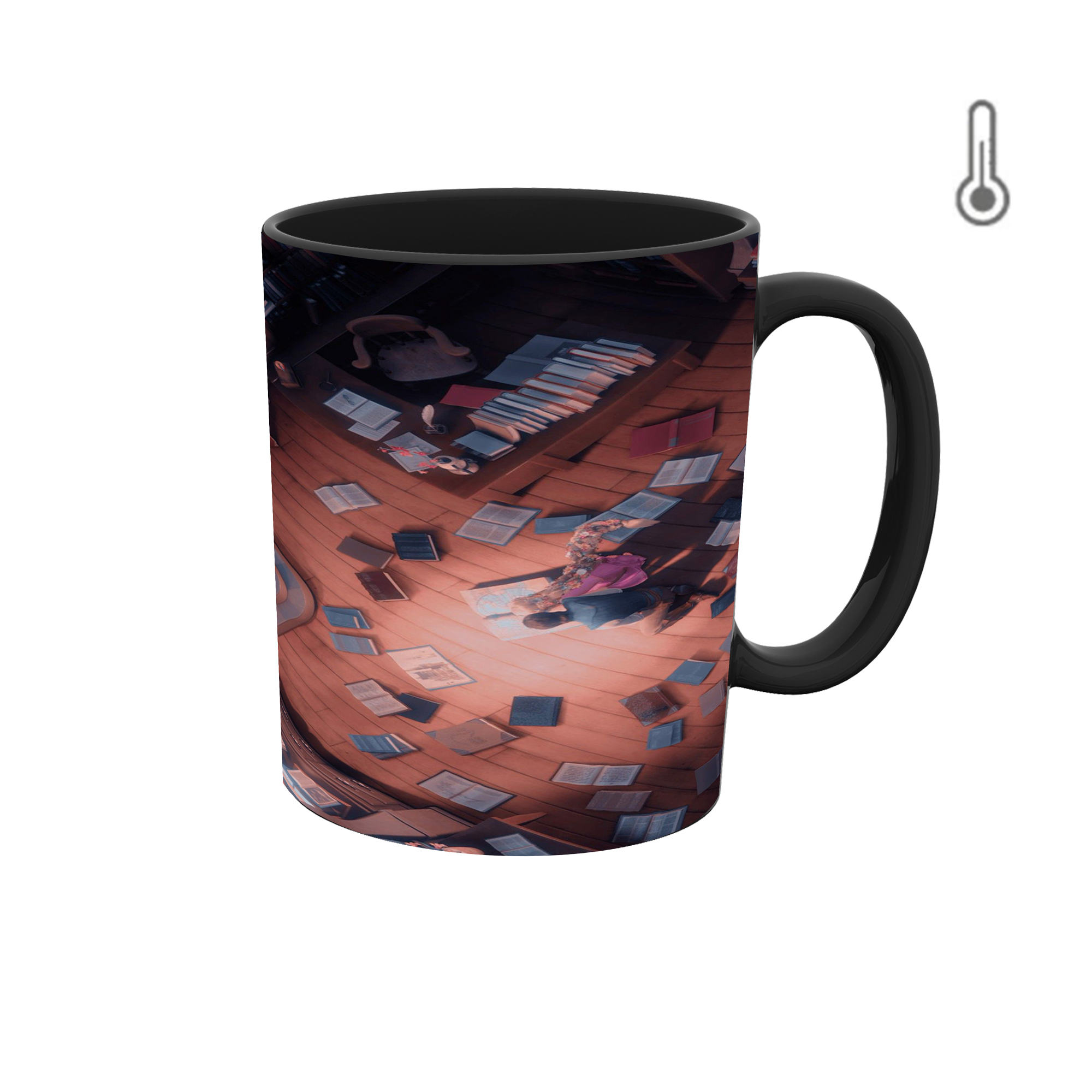 ماگ حرارتی طرح انیمیشن گیسو کمند 