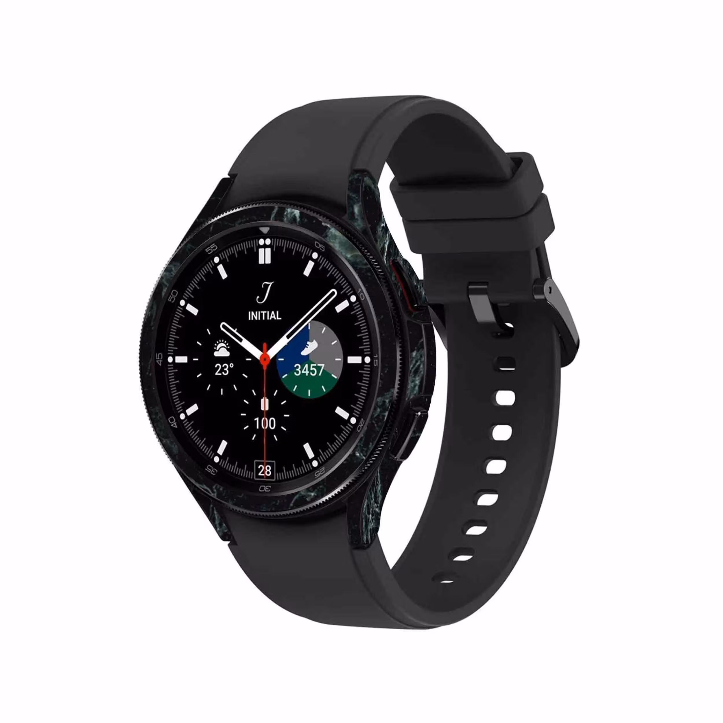 برچسب ماهوت طرح Graphite Green Marble مناسب برای ساعت هوشمند سامسونگ Watch4 Classic 46mm