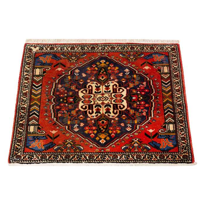 فرش دستبافت نیم متری مدل پشتی قشقایی کد 4611023