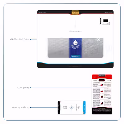 برچسب پوششی ماهوت مدل Tottenham Hotspur FC مناسب برای تبلت سامسونگ Galaxy Tab S3 9.7 2017 T825