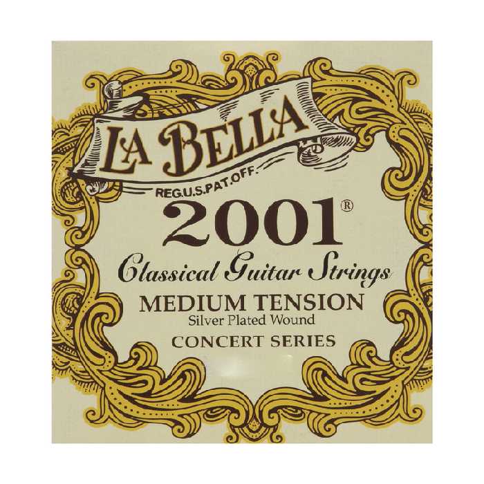 سیم گیتار کلاسیک لا بلا مدل 2001 Medium Tension | choobsub