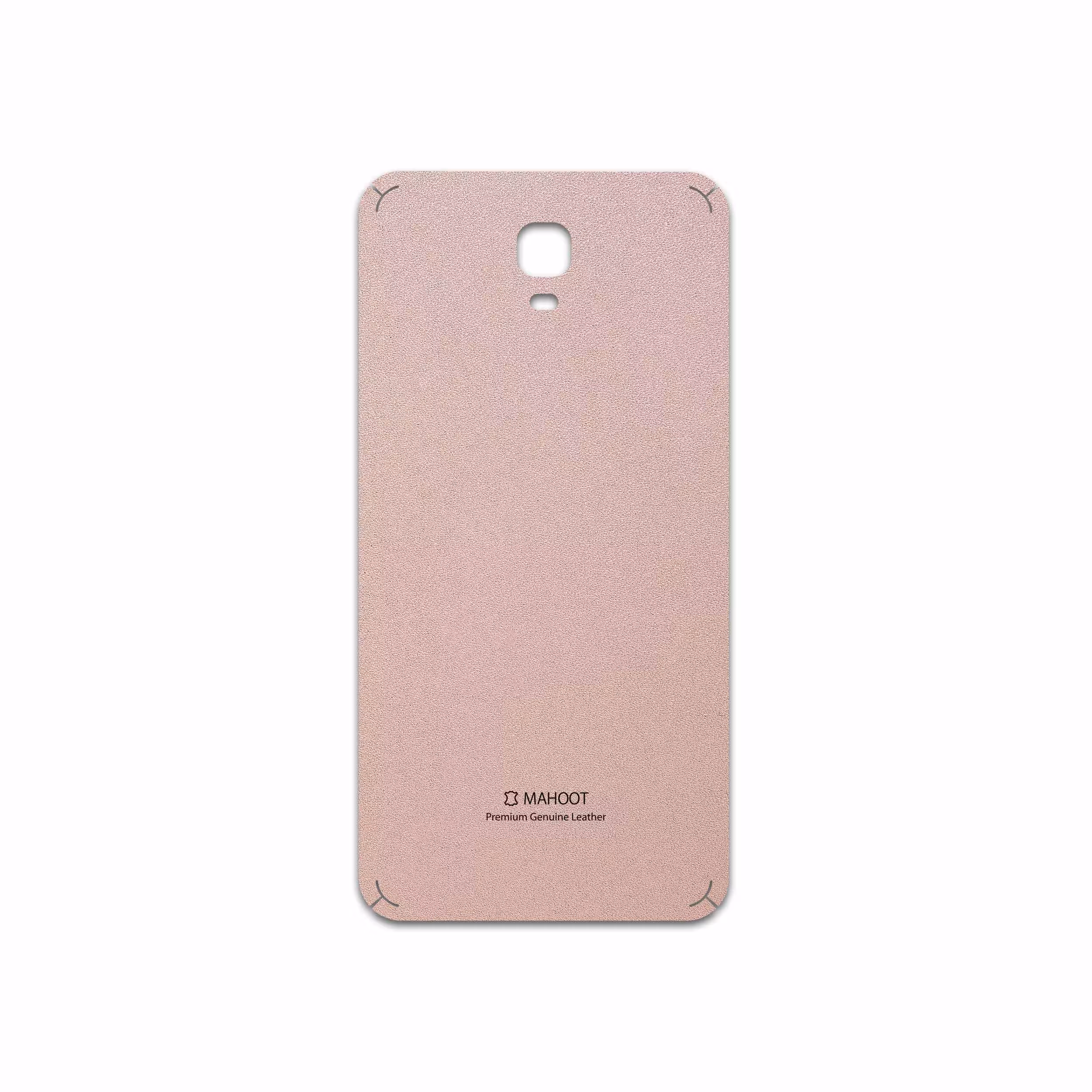 برچسب پوششی ماهوت مدل Rose Gold Leather مناسب برای گوشی موبایل جی ال ایکس Aria 1